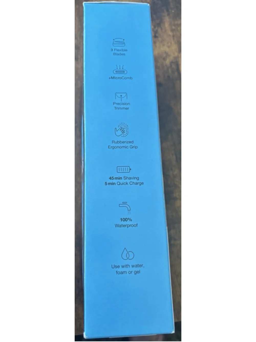 Braun Razor Series 3 ProSkin Rechargable Wet Dry Foil Precision Trimmer 3040S
